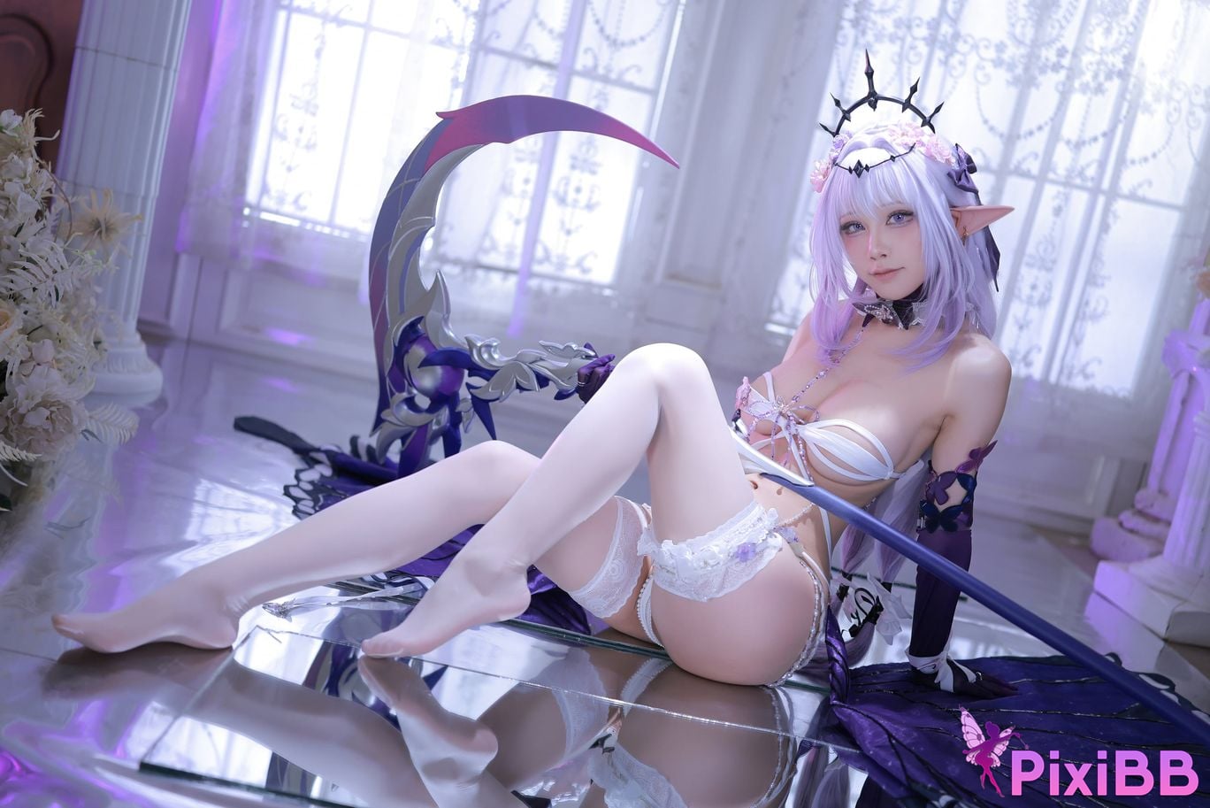 Cosplay Shui Miao Aqua Xiadie PixiBB.COM 008