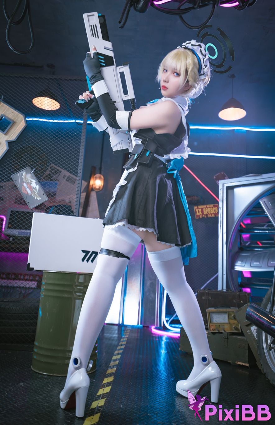 Cosplayer small and sweet wine Azure Archives Asukama Toki Maid PixiBB.COM 004