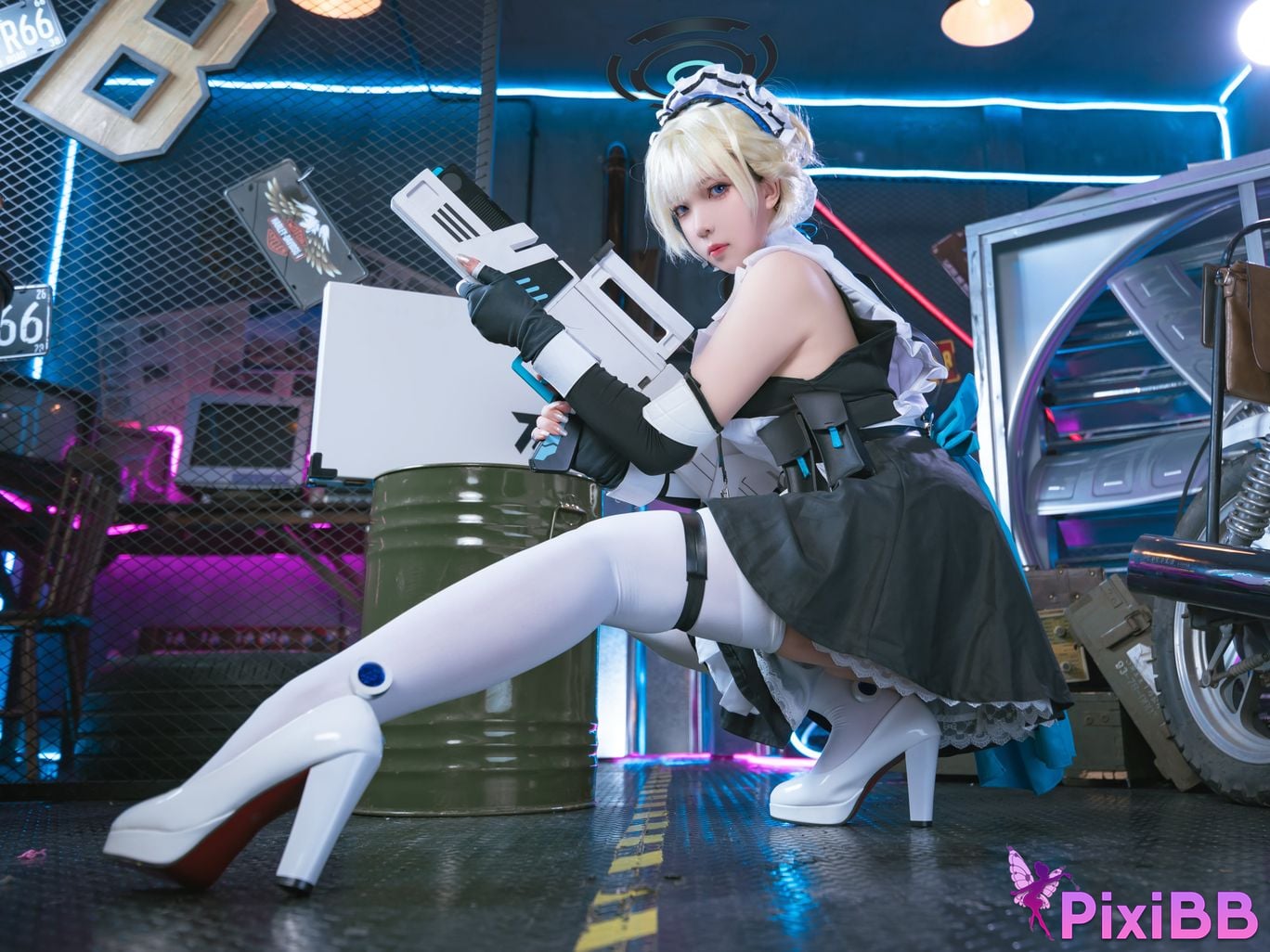 Cosplayer small and sweet wine Azure Archives Asukama Toki Maid PixiBB.COM 005