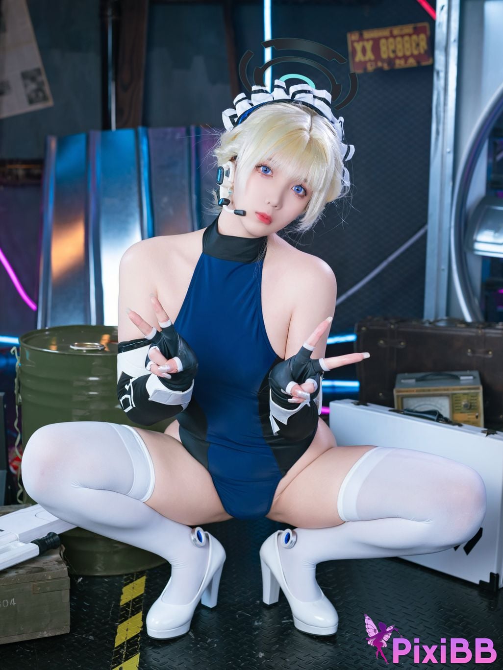 Cosplayer small and sweet wine Azure Archives Asukama Toki Maid PixiBB.COM 016