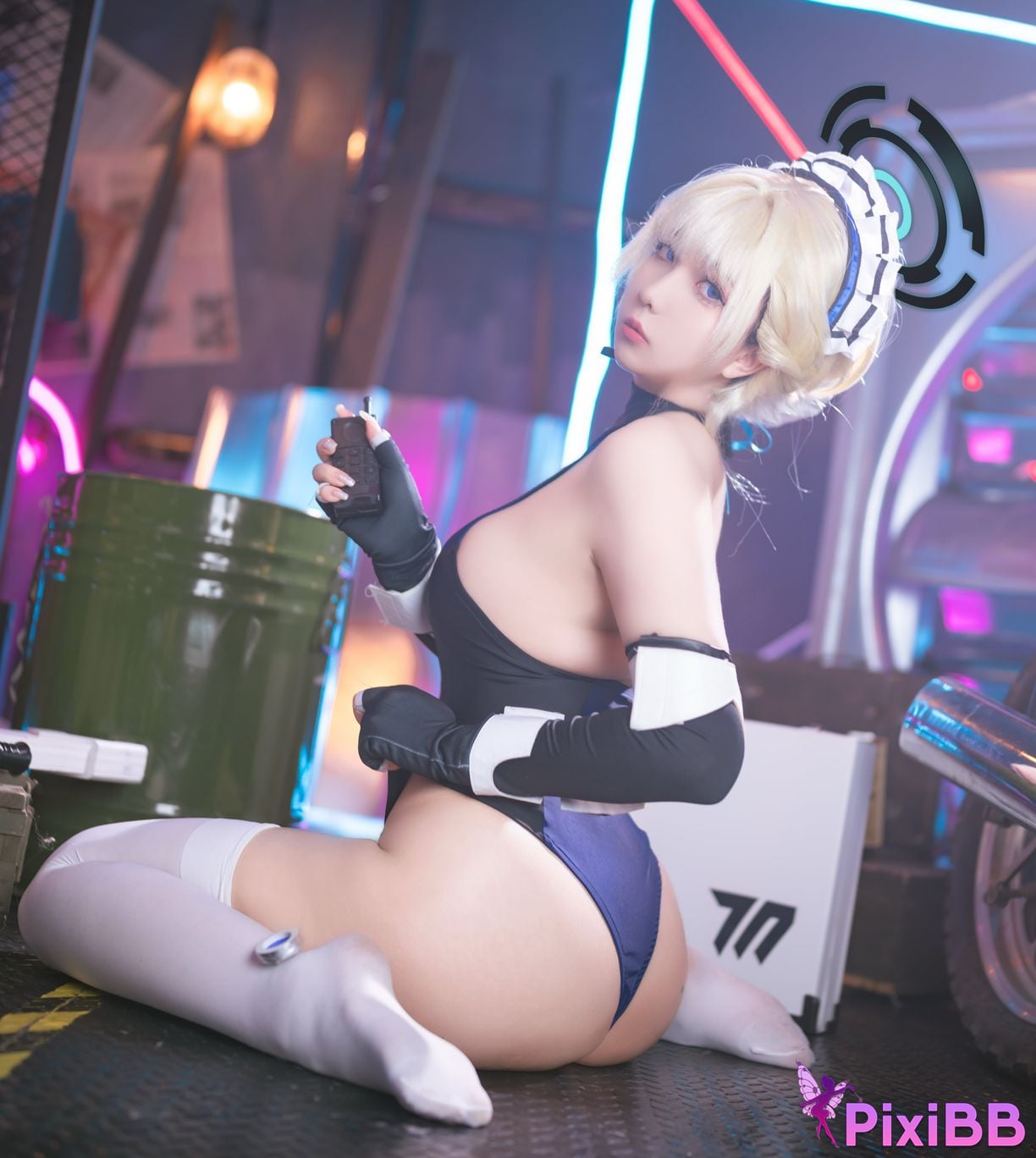 Cosplayer small and sweet wine Azure Archives Asukama Toki Maid PixiBB.COM 018