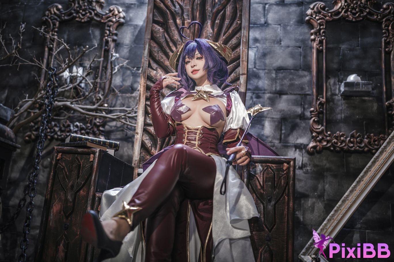 Cosplayer Kowa Amazake Chia Orange Wind Longing to Become a Magical Girl Maitina Hiiragi Donikoris PixiBB.COM 005