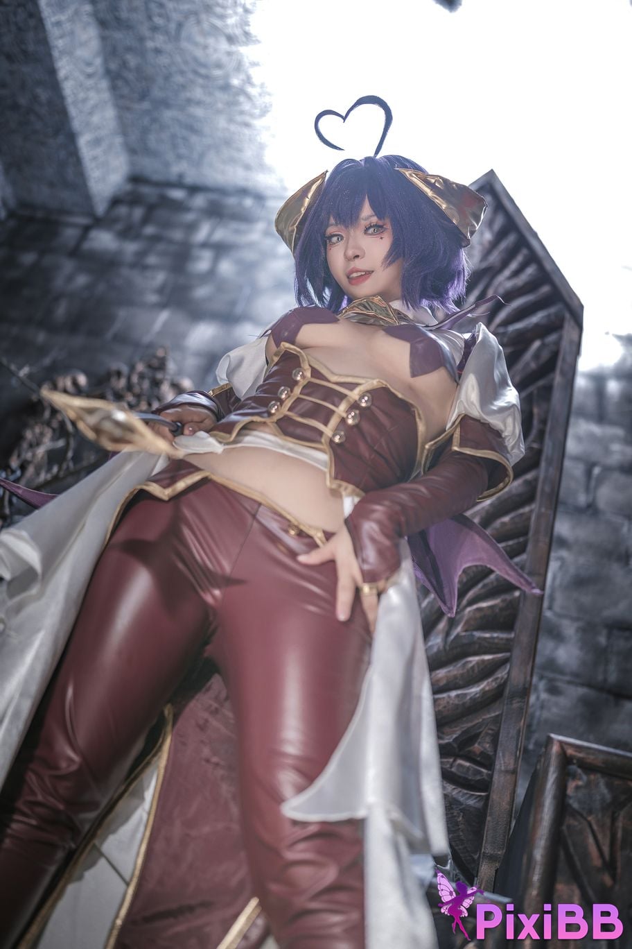 Cosplayer Kowa Amazake Chia Orange Wind Longing to Become a Magical Girl Maitina Hiiragi Donikoris PixiBB.COM 006