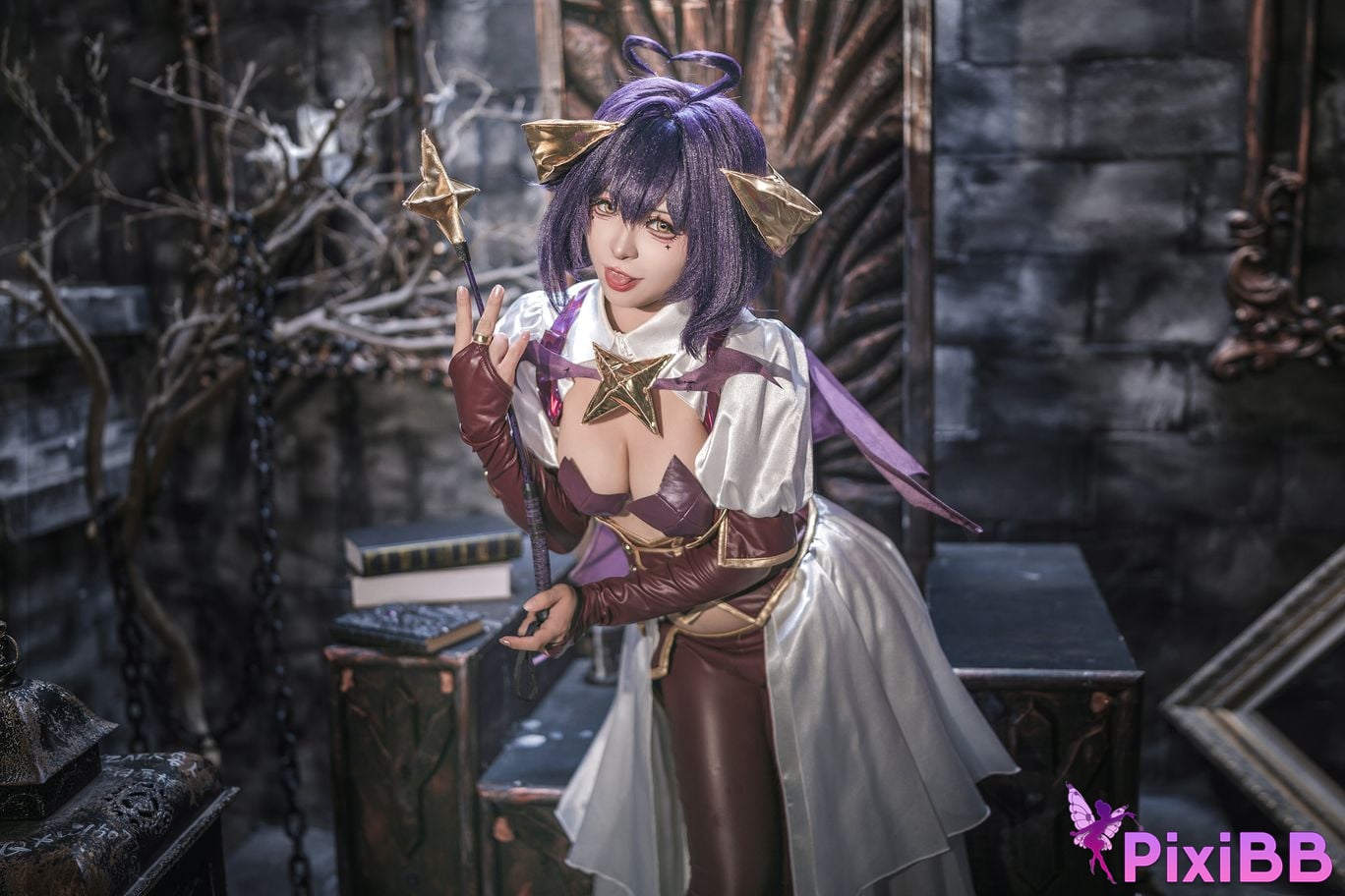 Cosplayer Kowa Amazake Chia Orange Wind Longing to Become a Magical Girl Maitina Hiiragi Donikoris PixiBB.COM 007