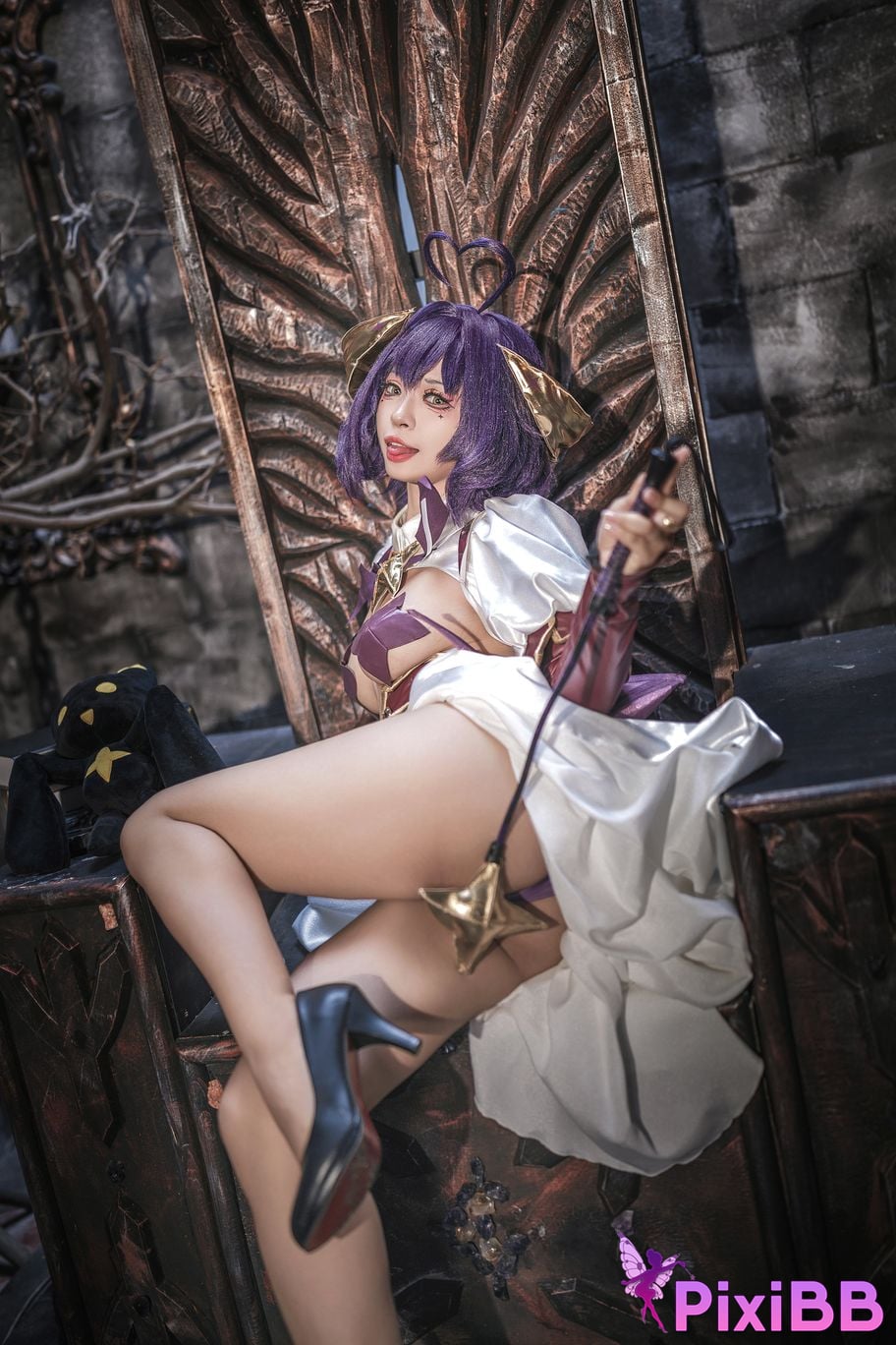 Cosplayer Kowa Amazake Chia Orange Wind Longing to Become a Magical Girl Maitina Hiiragi Donikoris PixiBB.COM 010