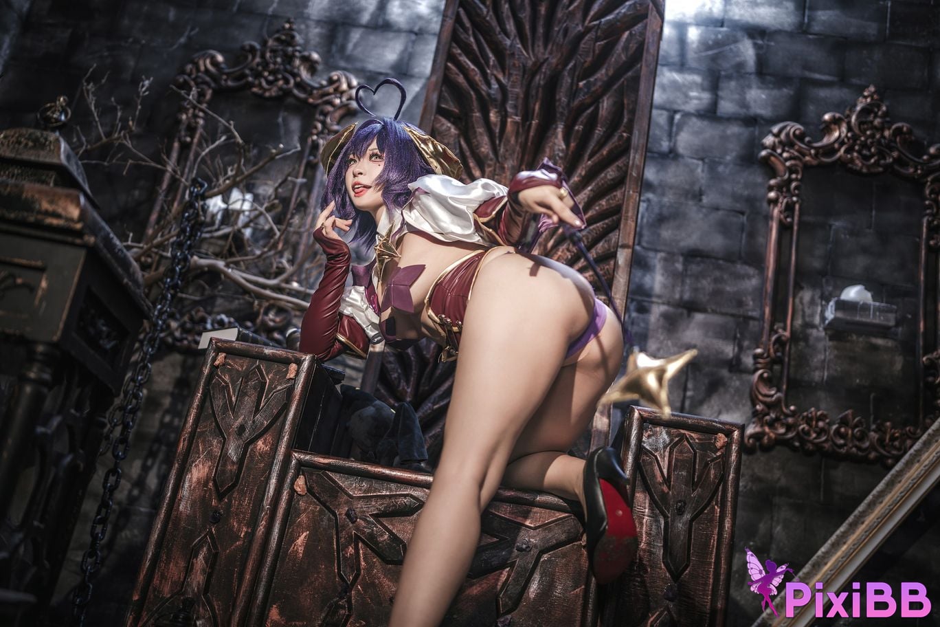 Cosplayer Kowa Amazake Chia Orange Wind Longing to Become a Magical Girl Maitina Hiiragi Donikoris PixiBB.COM 015