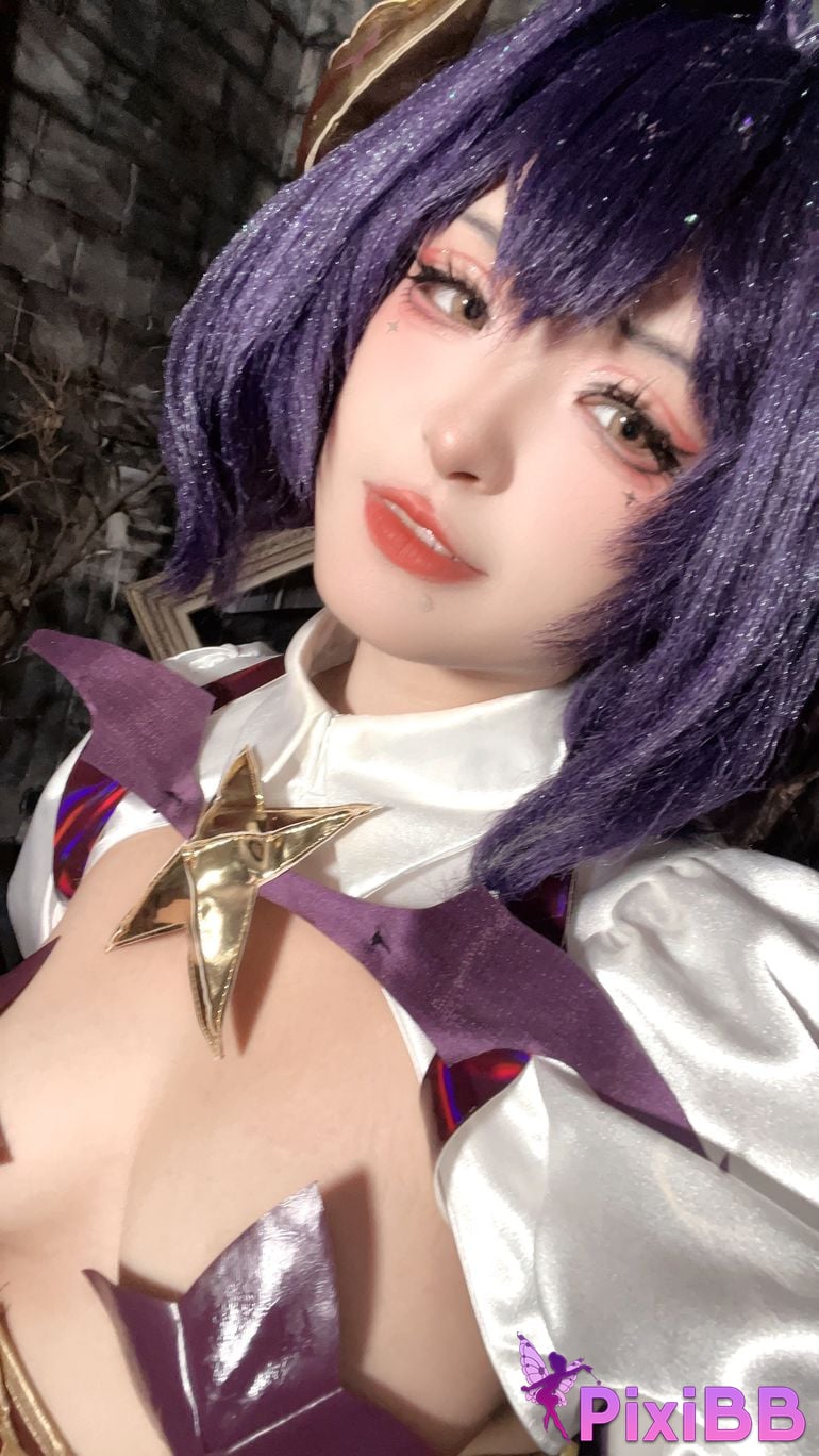 Cosplayer Kowa Amazake Chia Orange Wind Longing to Become a Magical Girl Maitina Hiiragi Donikoris PixiBB.COM 024