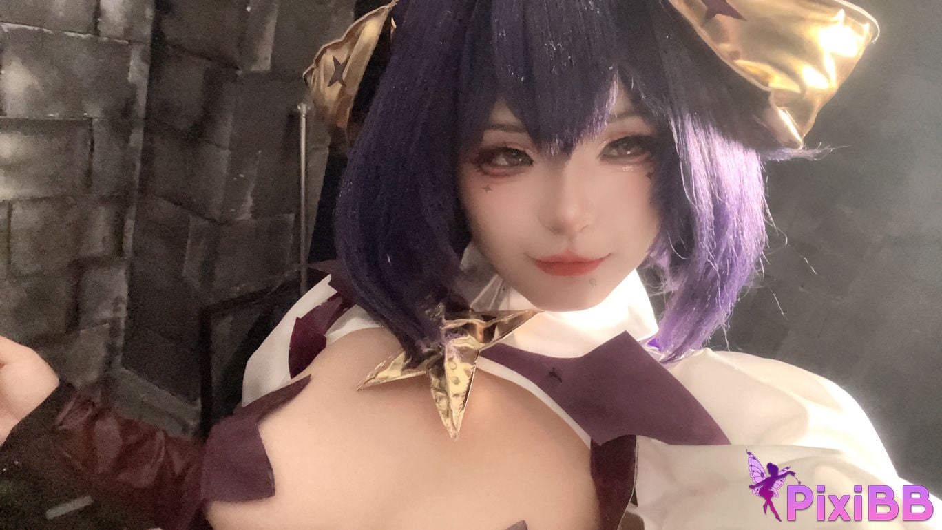 Cosplayer Kowa Amazake Chia Orange Wind Longing to Become a Magical Girl Maitina Hiiragi Donikoris PixiBB.COM 025