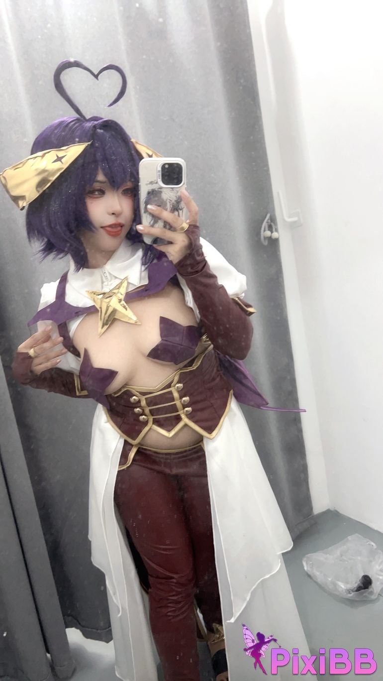 Cosplayer Kowa Amazake Chia Orange Wind Longing to Become a Magical Girl Maitina Hiiragi Donikoris PixiBB.COM 029