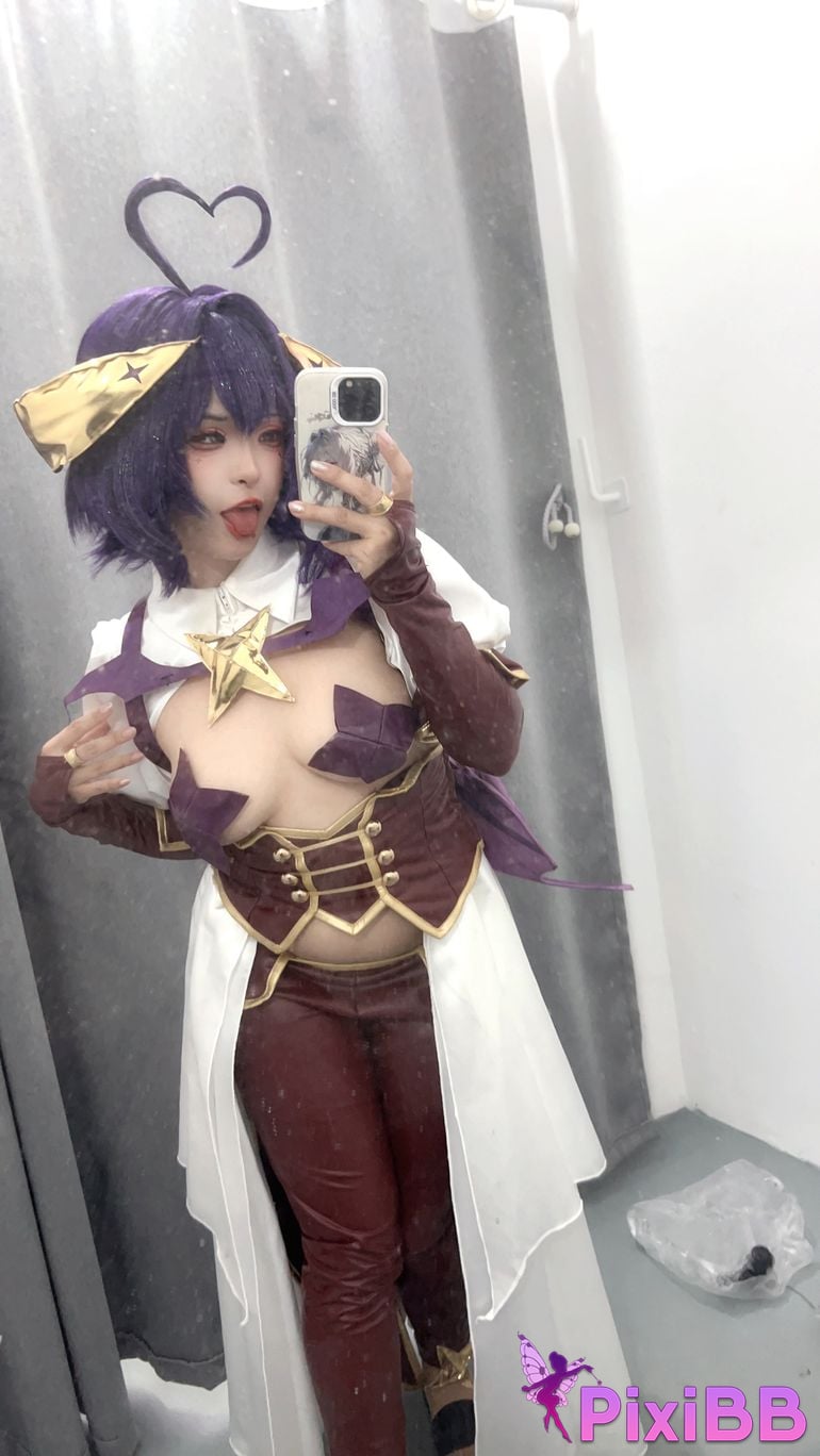 Cosplayer Kowa Amazake Chia Orange Wind Longing to Become a Magical Girl Maitina Hiiragi Donikoris PixiBB.COM 030