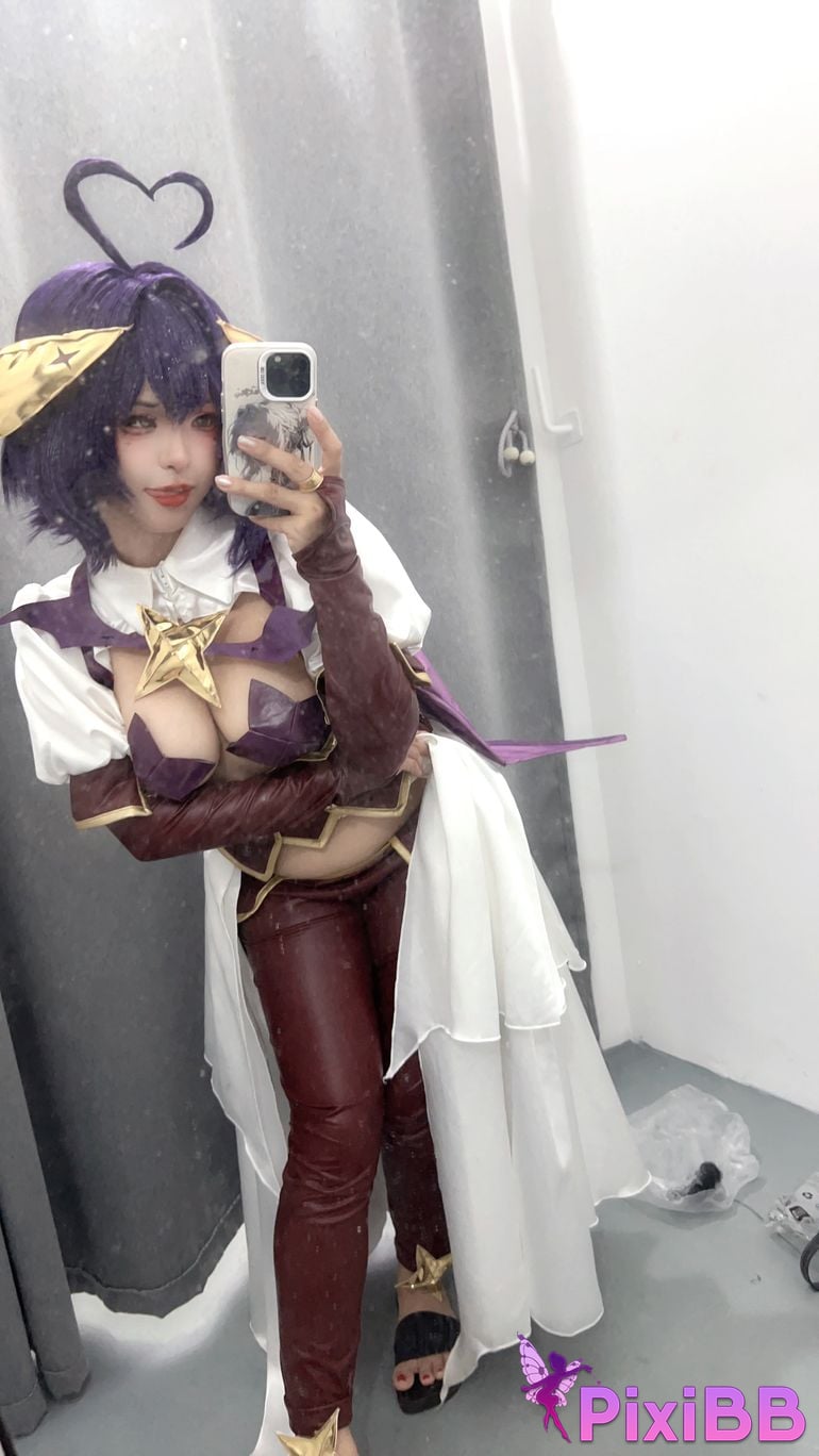 Cosplayer Kowa Amazake Chia Orange Wind Longing to Become a Magical Girl Maitina Hiiragi Donikoris PixiBB.COM 031