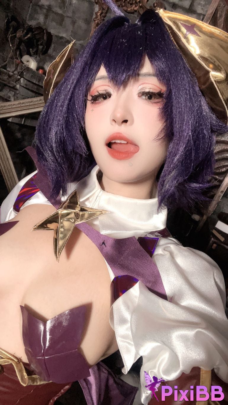Cosplayer Kowa Amazake Chia Orange Wind Longing to Become a Magical Girl Maitina Hiiragi Donikoris PixiBB.COM 034