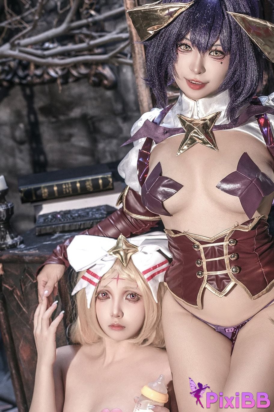 Cosplayer Kowa Amazake Chia Orange Wind Longing to Become a Magical Girl Maitina Hiiragi Donikoris PixiBB.COM 044