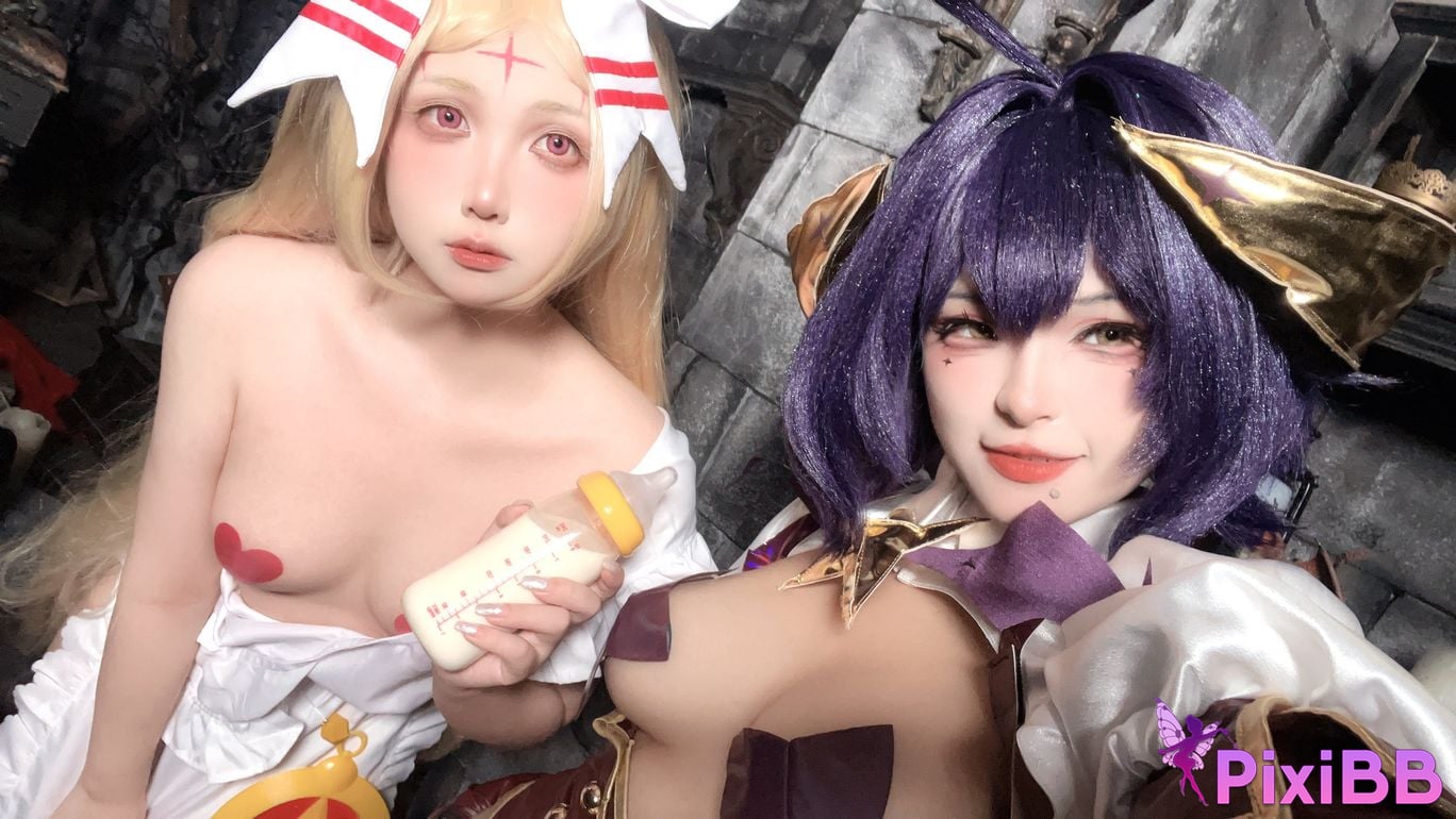 Cosplayer Kowa Amazake Chia Orange Wind Longing to Become a Magical Girl Maitina Hiiragi Donikoris PixiBB.COM 052