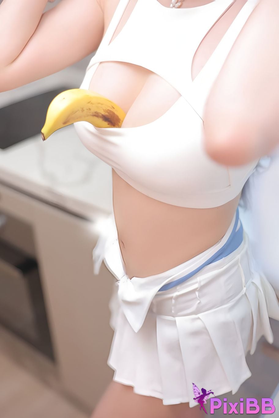 XR Uncensored Cream cat R18 showman.com model Cheerleading baby PixiBB.COM 041