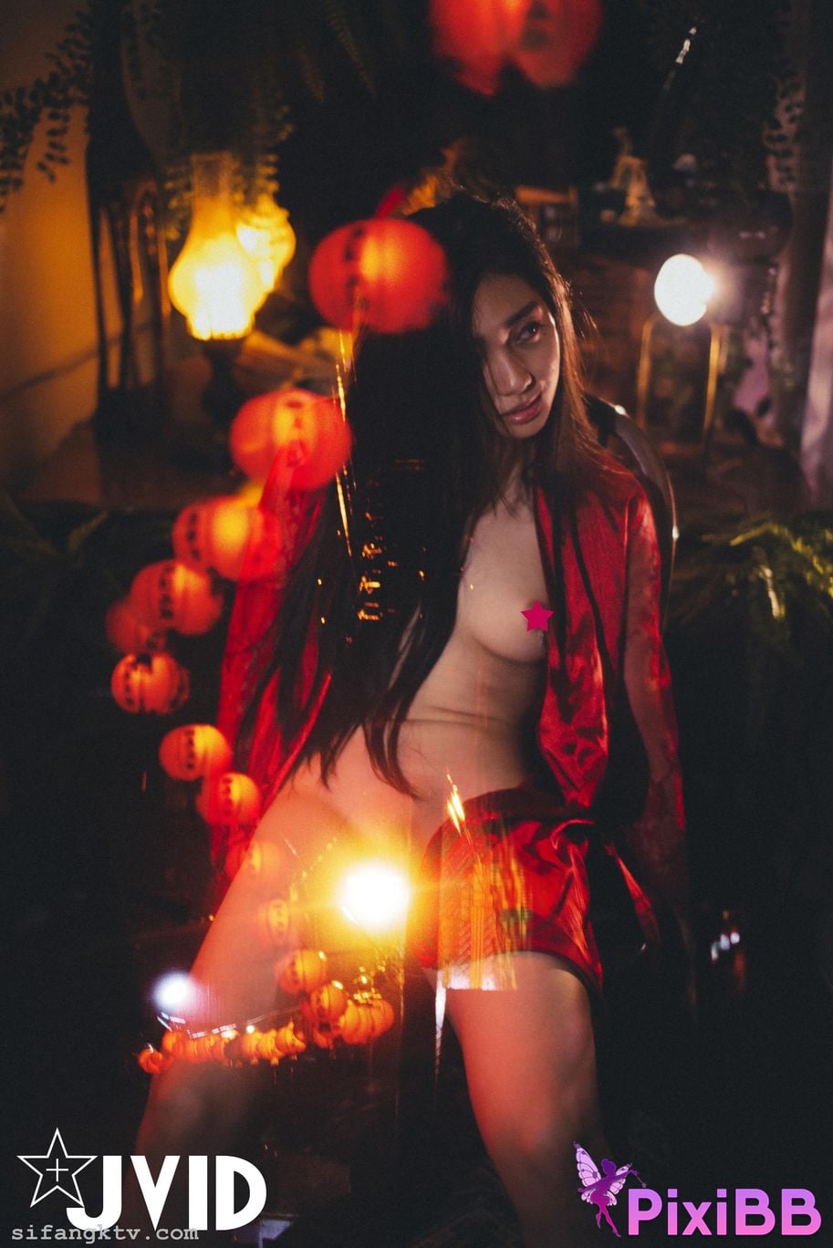 JVID Summer light Shou Ben Shang Kong Xie Zhen Yu Wang Zhi Nu Desire s slave or slut PixiBB.COM 016