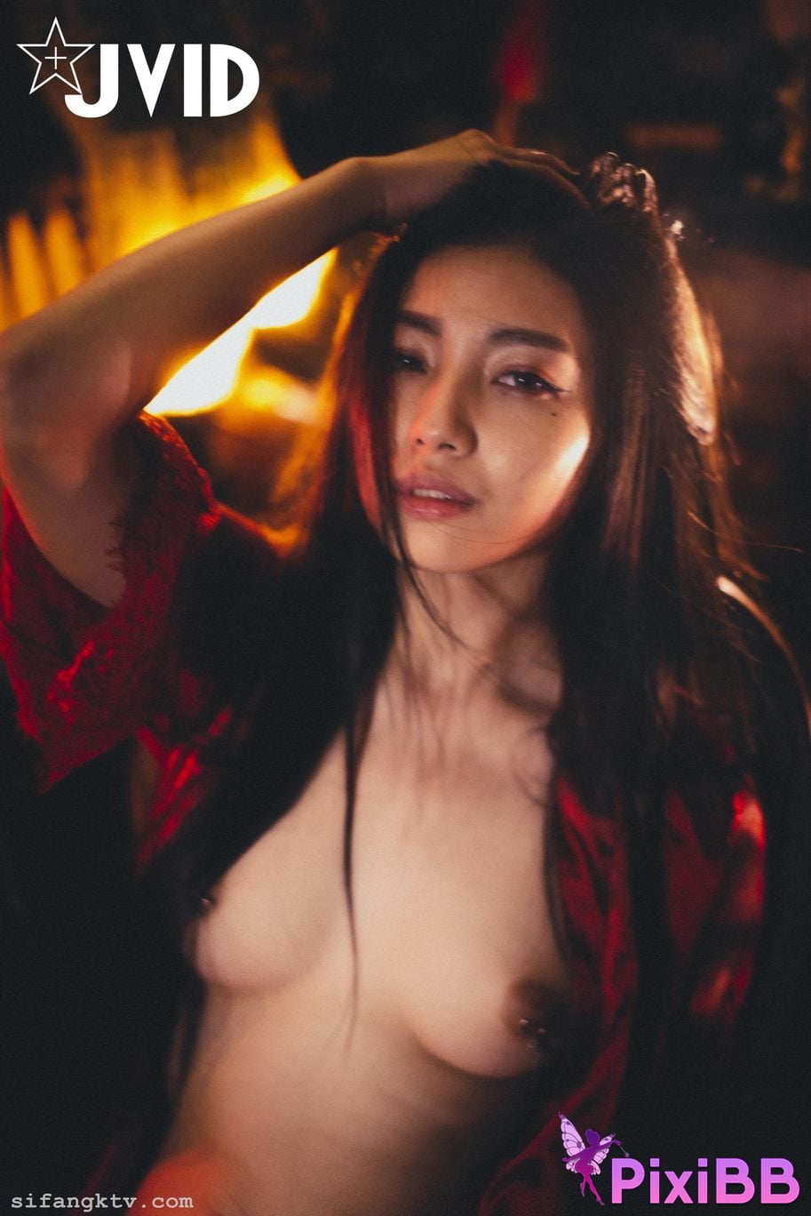 JVID Summer light Shou Ben Shang Kong Xie Zhen Yu Wang Zhi Nu Desire s slave or slut PixiBB.COM 028