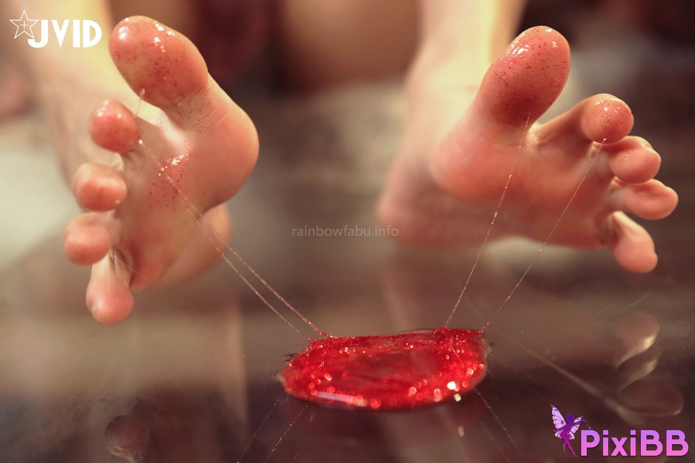 JVID Meat bag Mini Wu Zi Xin Ti Ye Tu X Psychic Rabbit Color and liquid fusion PixiBB.COM 001