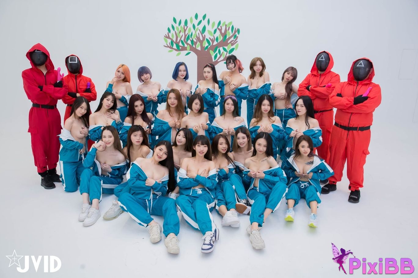 JVID Rou baoMini and Li fei er and Fei li and Shu er and Bai xi yu and Xia yu nai and Han tang 2021.24 PixiBB.COM 244