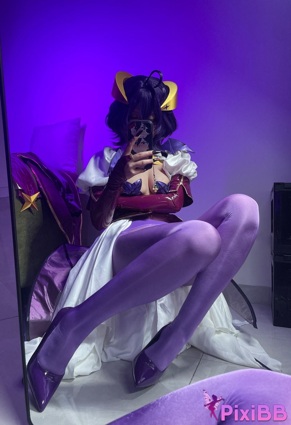 Cosplay Walkure Wu Tina selfie PixiBB.COM 005