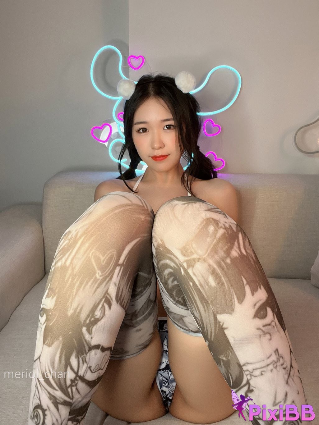 Coser Meriol Chan Ahegao Cosplay PixiBB.COM 063