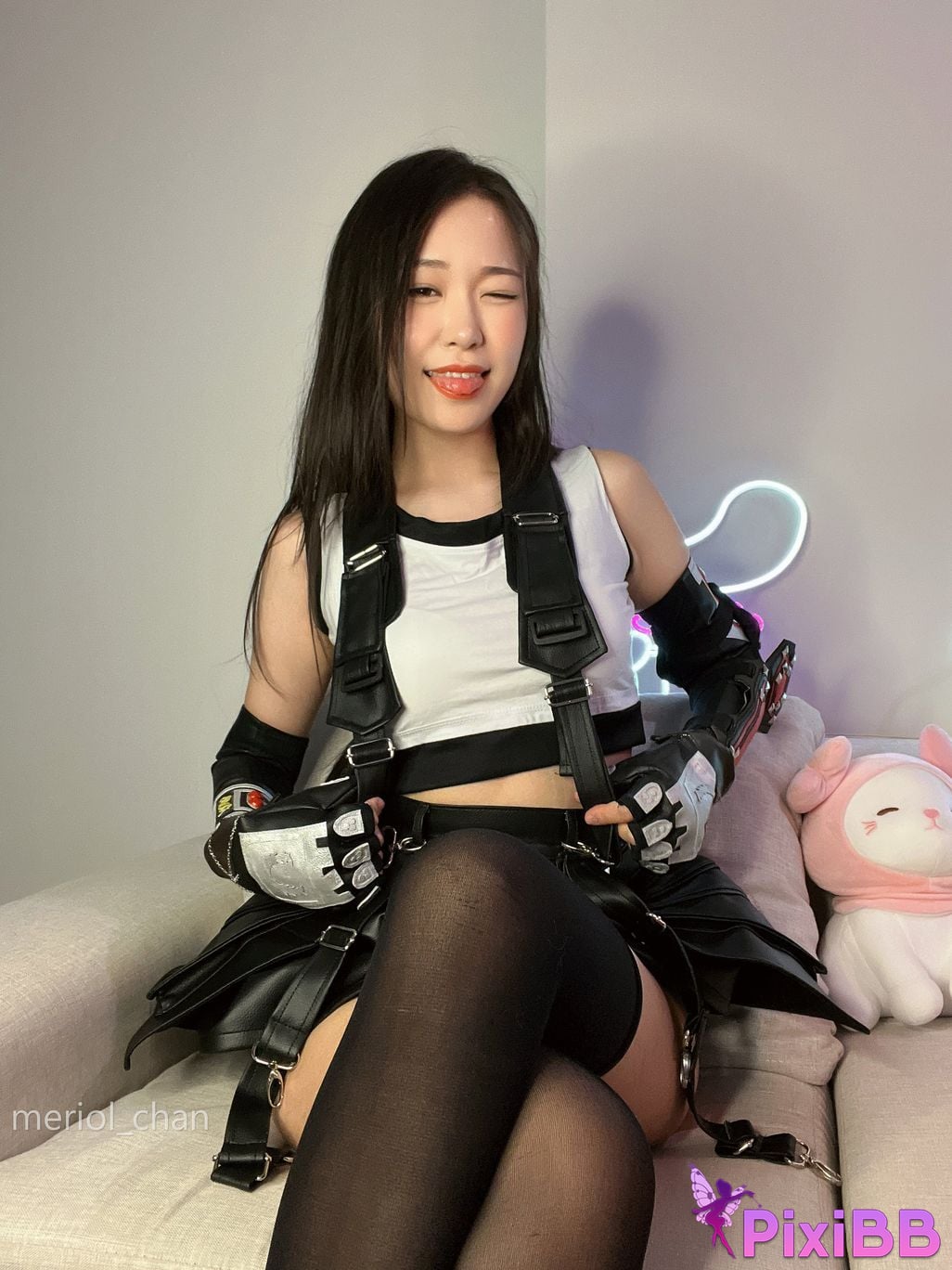 Coser Meriol Chan Tifa Cosplay PixiBB.COM 026