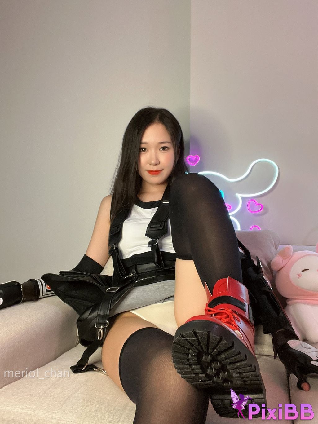 Coser Meriol Chan Tifa Cosplay PixiBB.COM 027