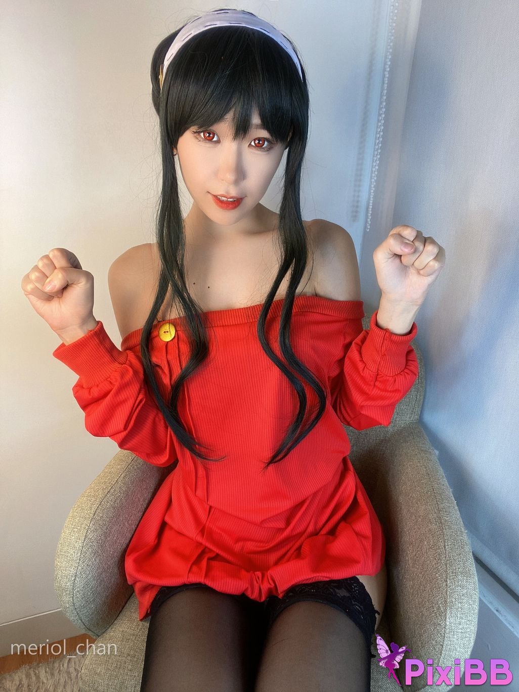 Coser Meriol Chan Mommy Yor Cosplay PixiBB.COM 003