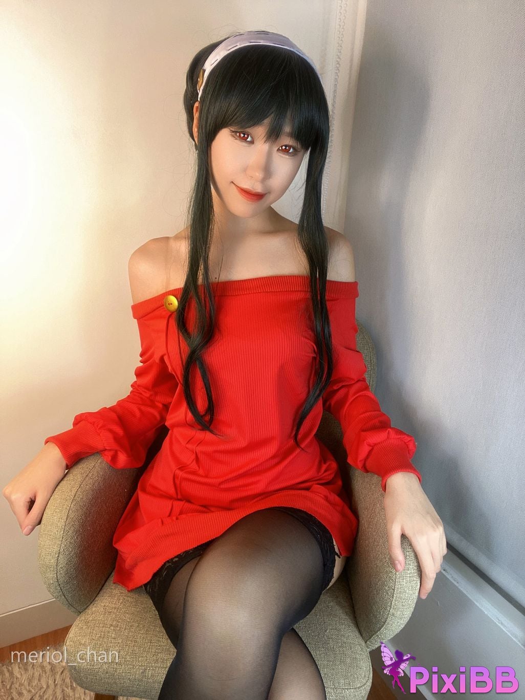 Coser Meriol Chan Mommy Yor Cosplay PixiBB.COM 006