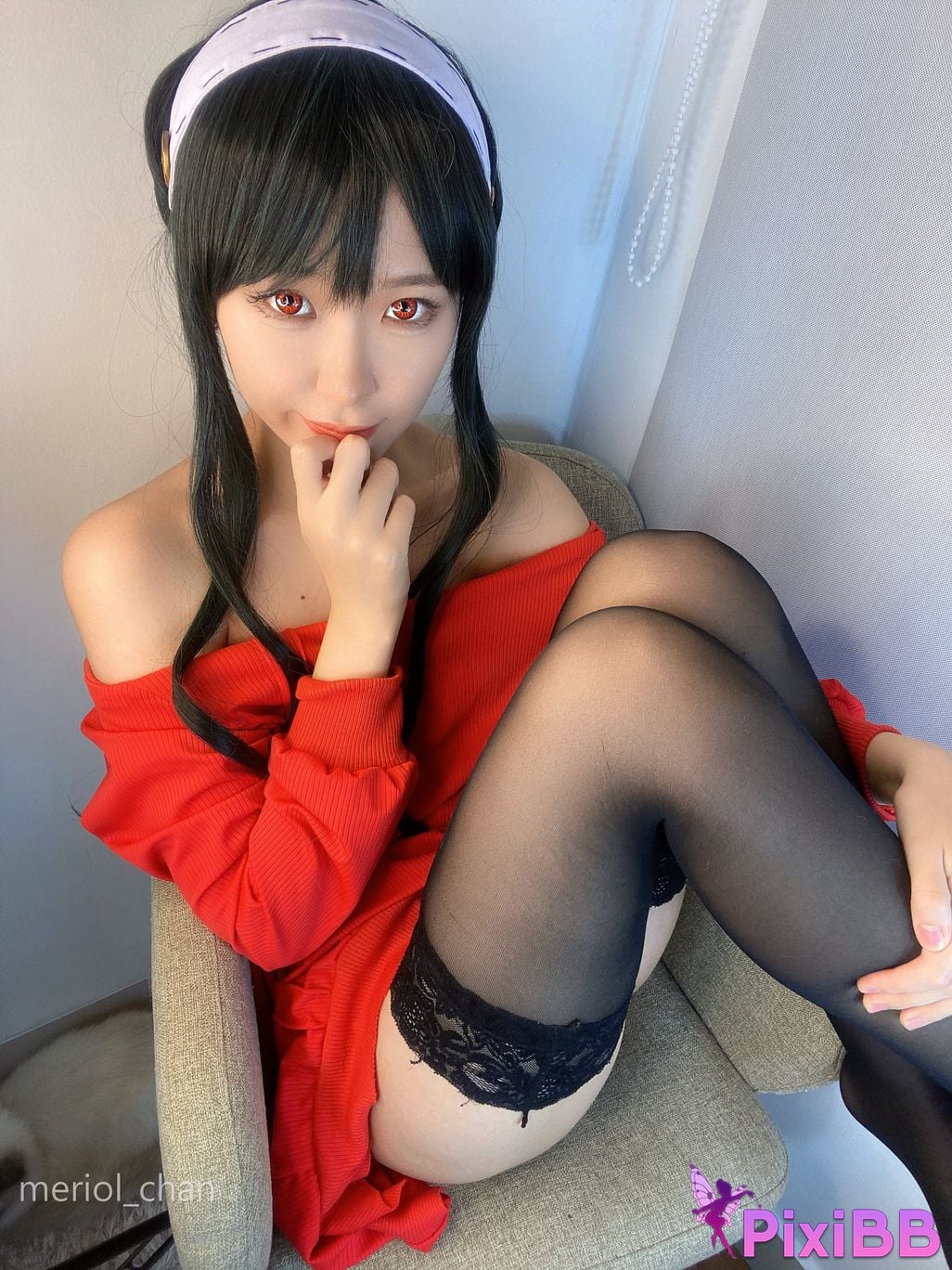 Coser Meriol Chan Mommy Yor Cosplay PixiBB.COM 035