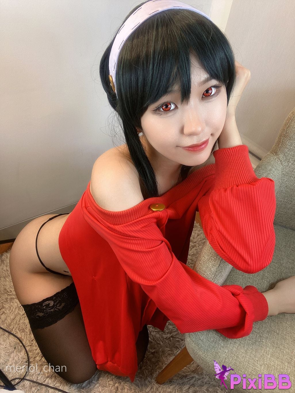 Coser Meriol Chan Mommy Yor Cosplay PixiBB.COM 044