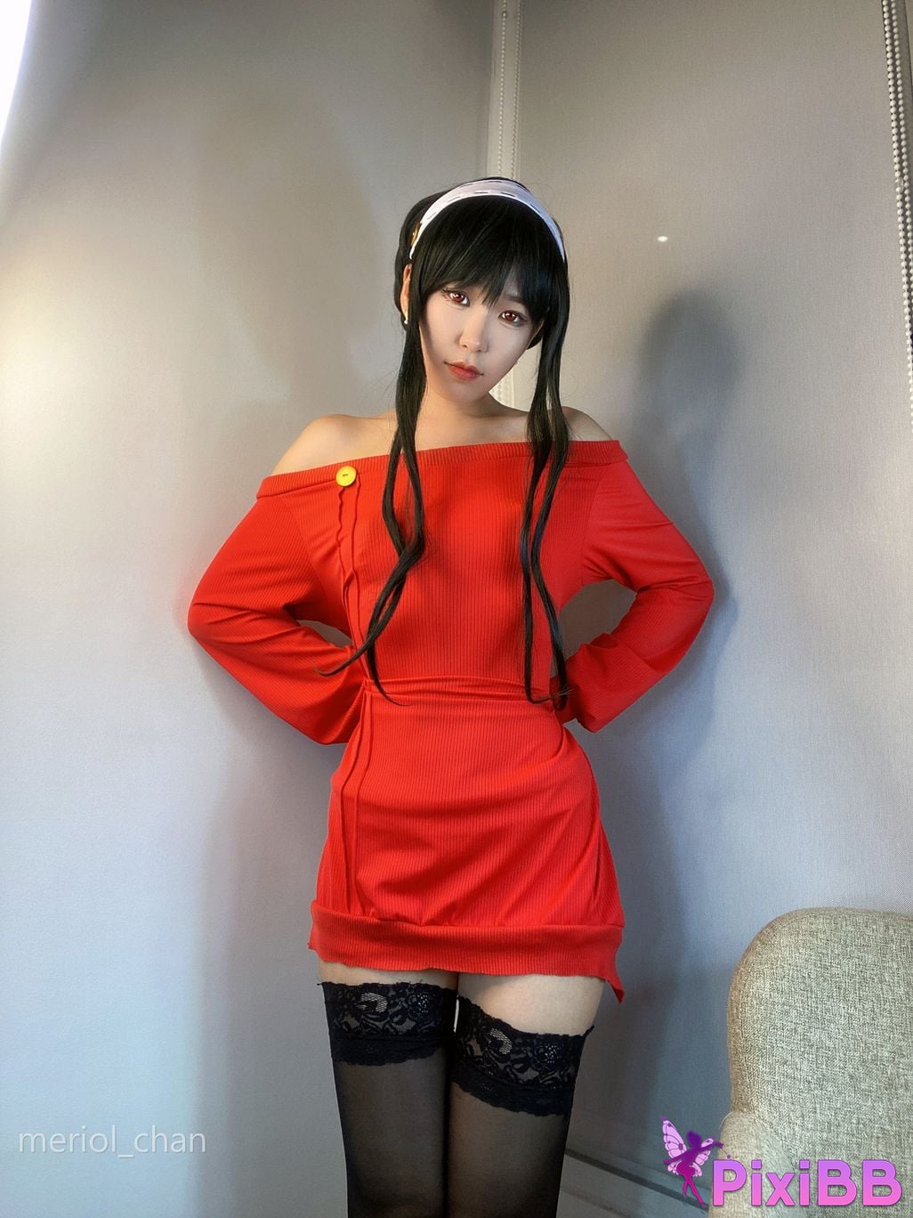 Coser Meriol Chan Mommy Yor Cosplay PixiBB.COM 051