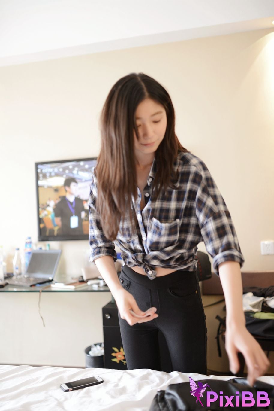 Private Photoshoot Zhang Jing Wen Chinese Model Ji Pin Pink and tender 2016.05.20 large scale shoot 4K PixiBB.COM 526