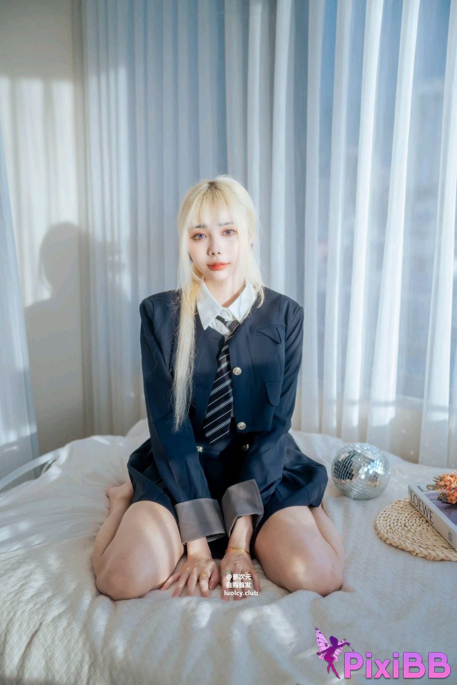 Cosplay Haruka Xue Sheng Fu Zi PixiBB.COM 001