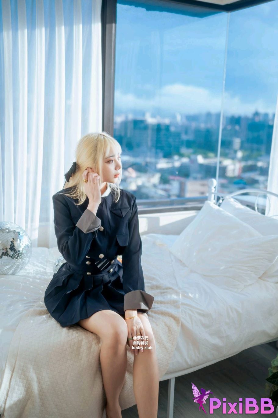 Cosplay Haruka Xue Sheng Fu Zi PixiBB.COM 034