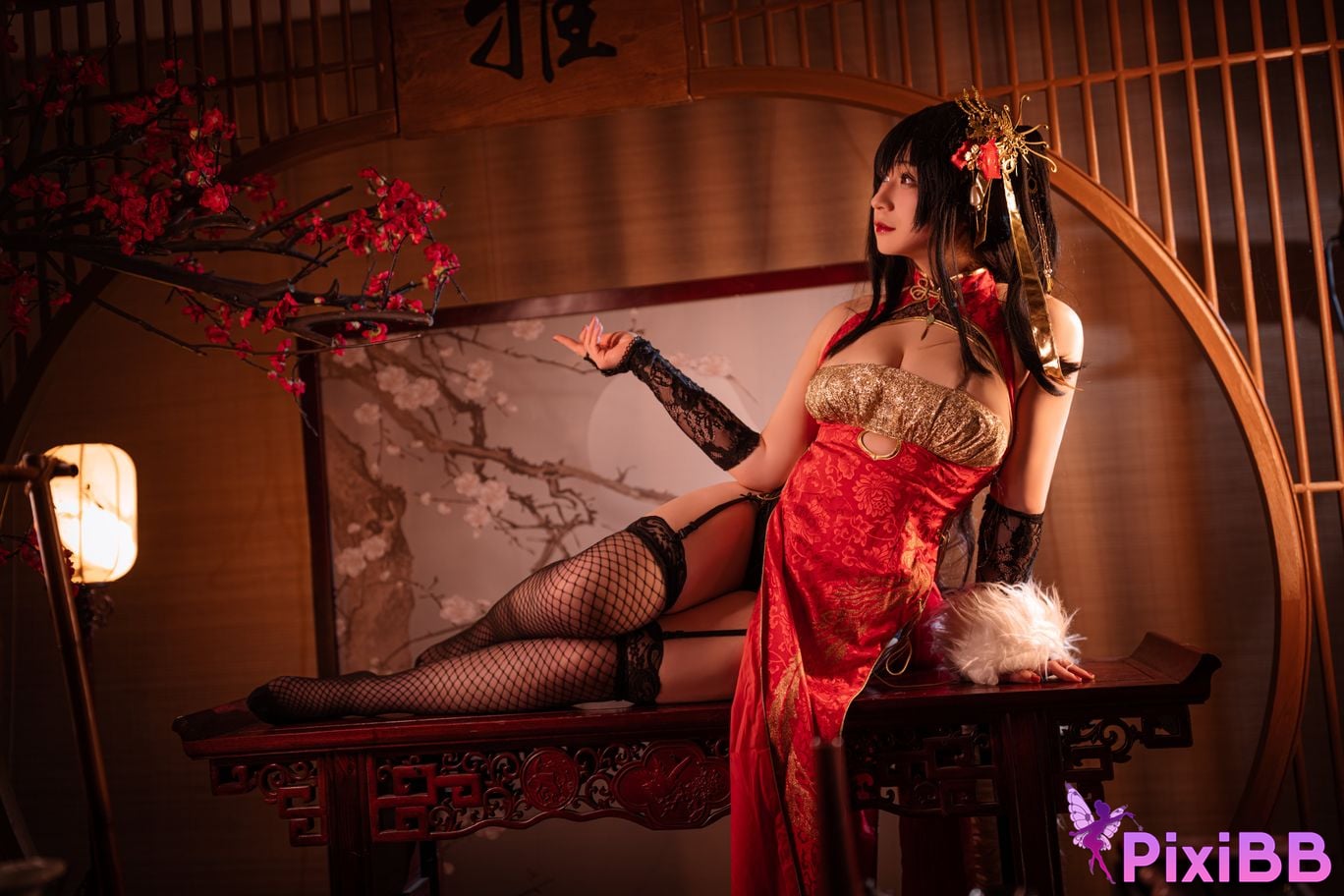 Cosplayer Zyra autumn Dafeng PixiBB.COM 002