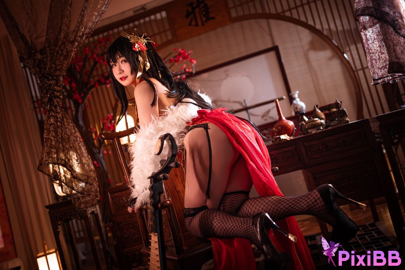 Cosplayer Zyra autumn Dafeng PixiBB.COM 003