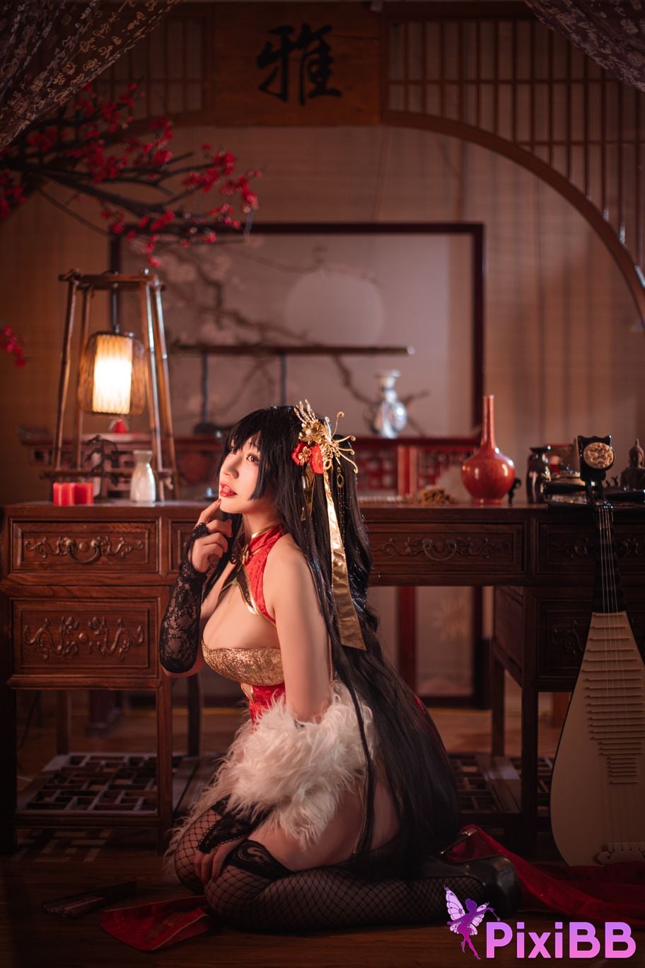 Cosplayer Zyra autumn Dafeng PixiBB.COM 010