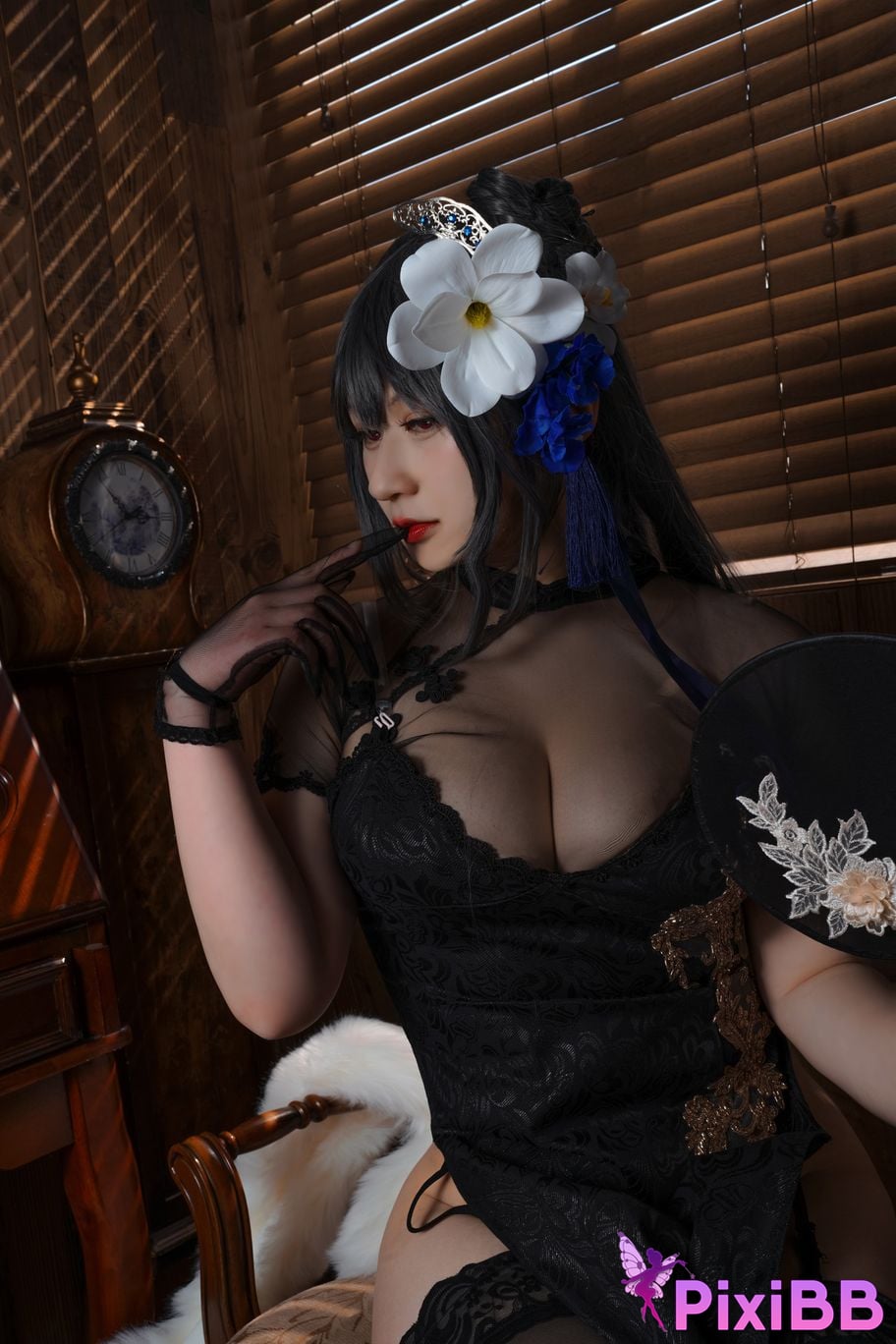 Cosplayer Zyra autumn Louis IX cheongsam PixiBB.COM 004