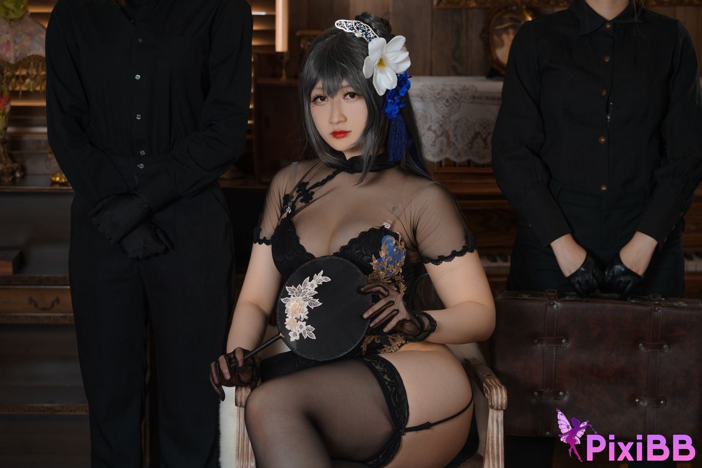 Cosplayer Zyra autumn Louis IX cheongsam PixiBB.COM 006