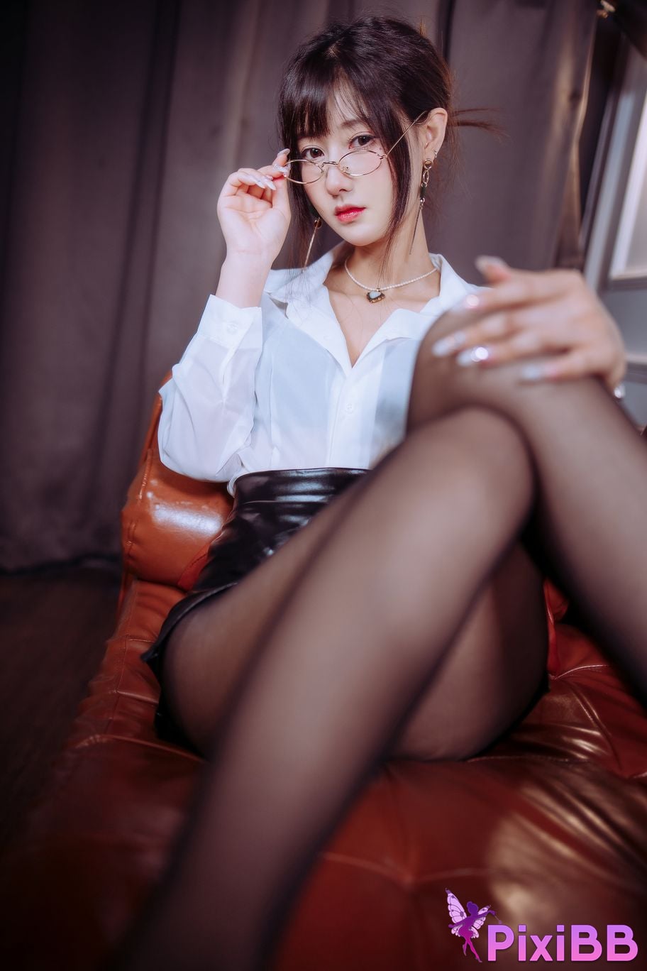 Cosplay Hanyu Mimi Semi transparent OL PixiBB.COM 011