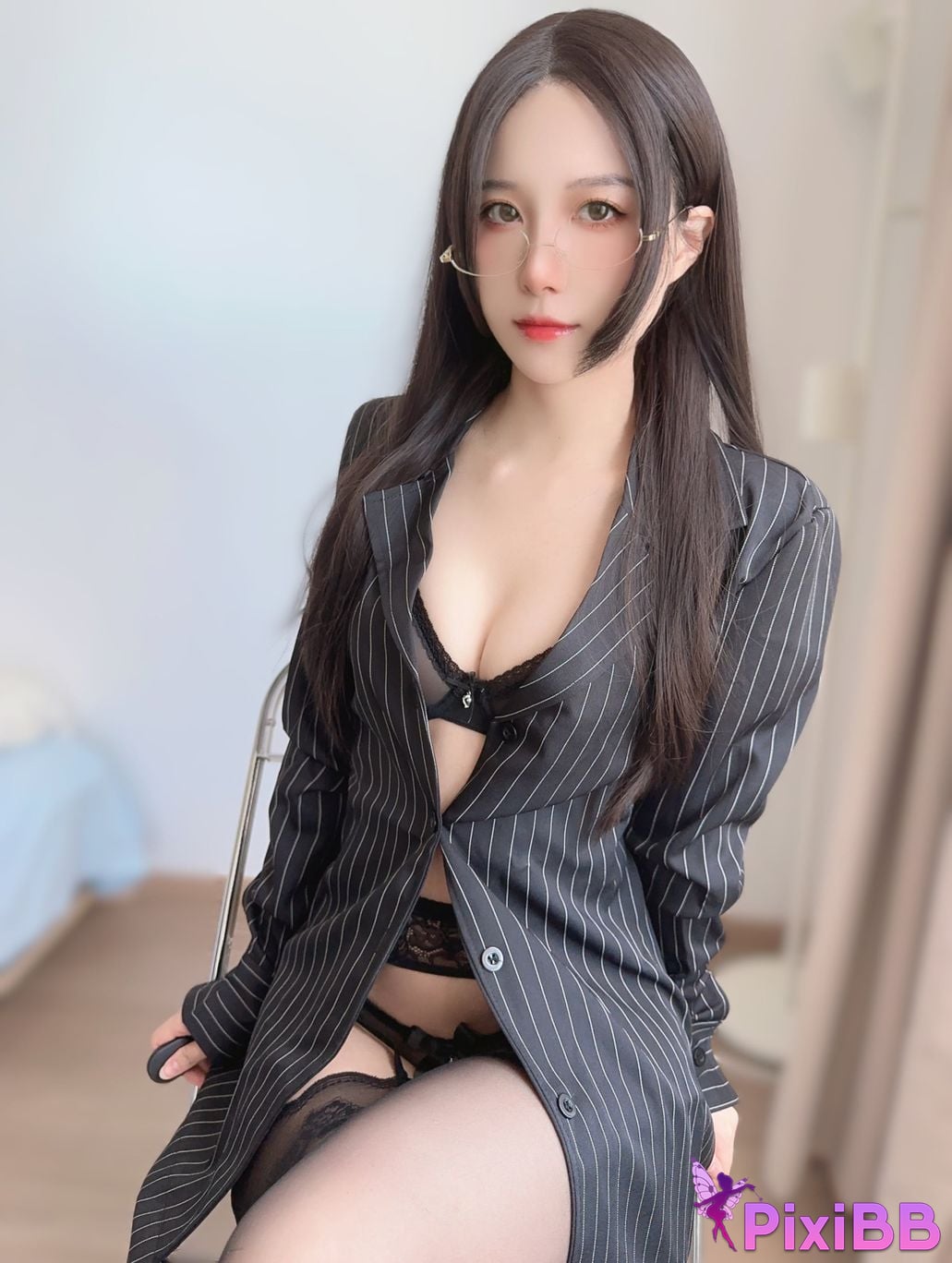 Cosplayer Pudding method Dafa private OL PixiBB.COM 002