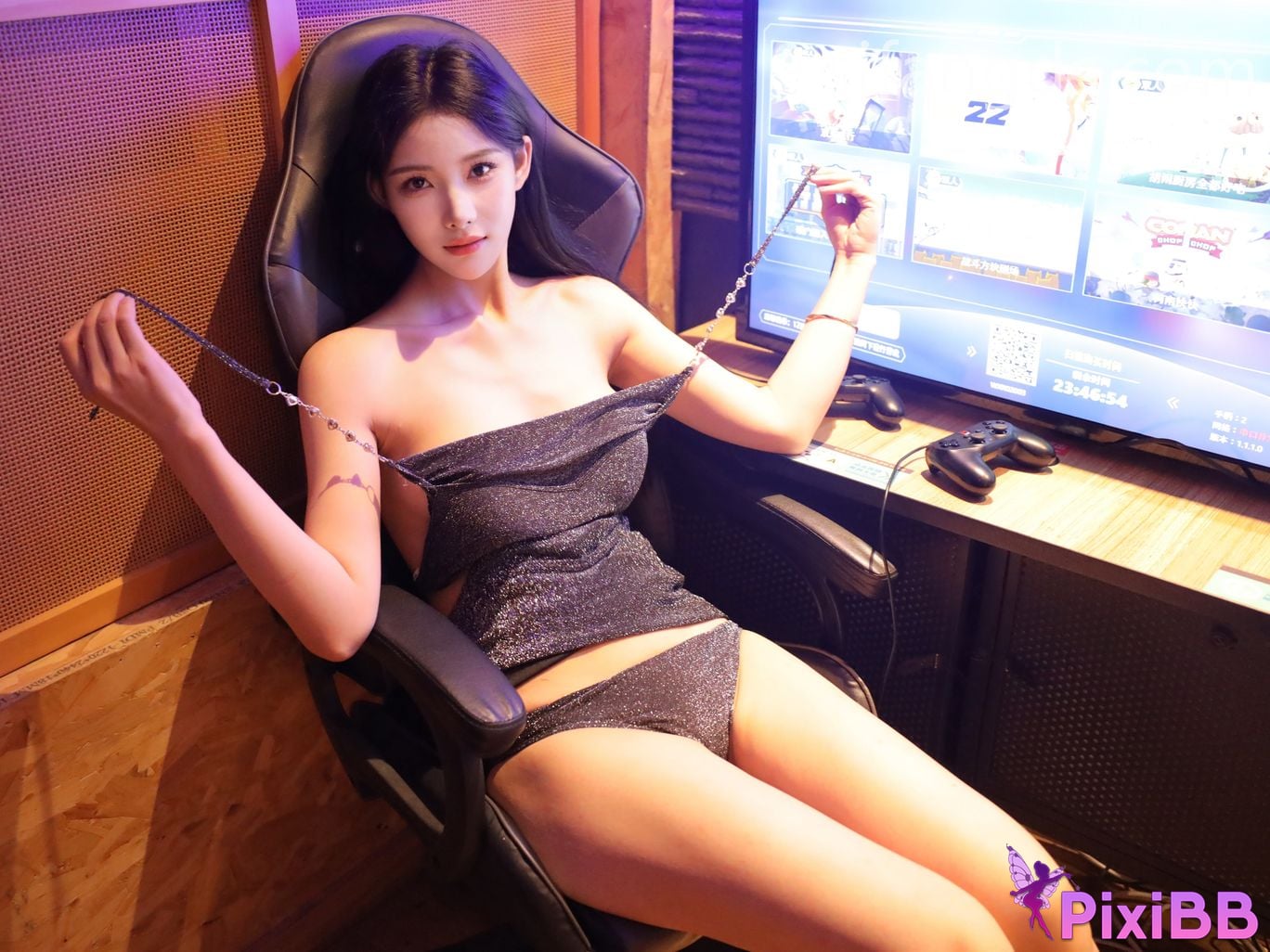 XR Uncensored Li Shuanger R18 showman.com model eSports girl PixiBB.COM 066