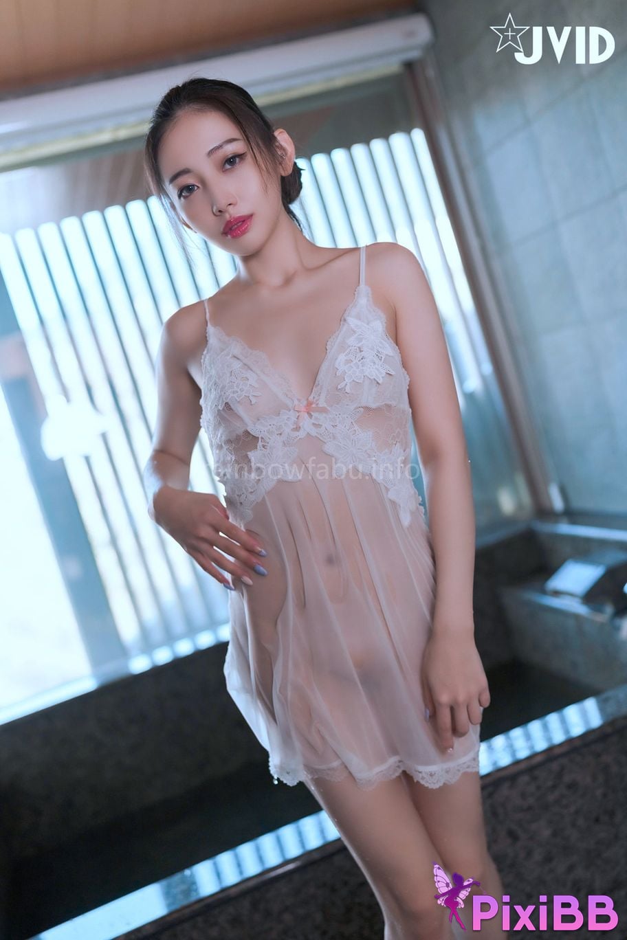 JVID summer evening light Xia Ban Hou Dai Zhu Chao Zheng Xiao Mi Shu Pao Tang Xiang Shou Zhe Mei Yan De Rou Ti PixiBB.COM 070
