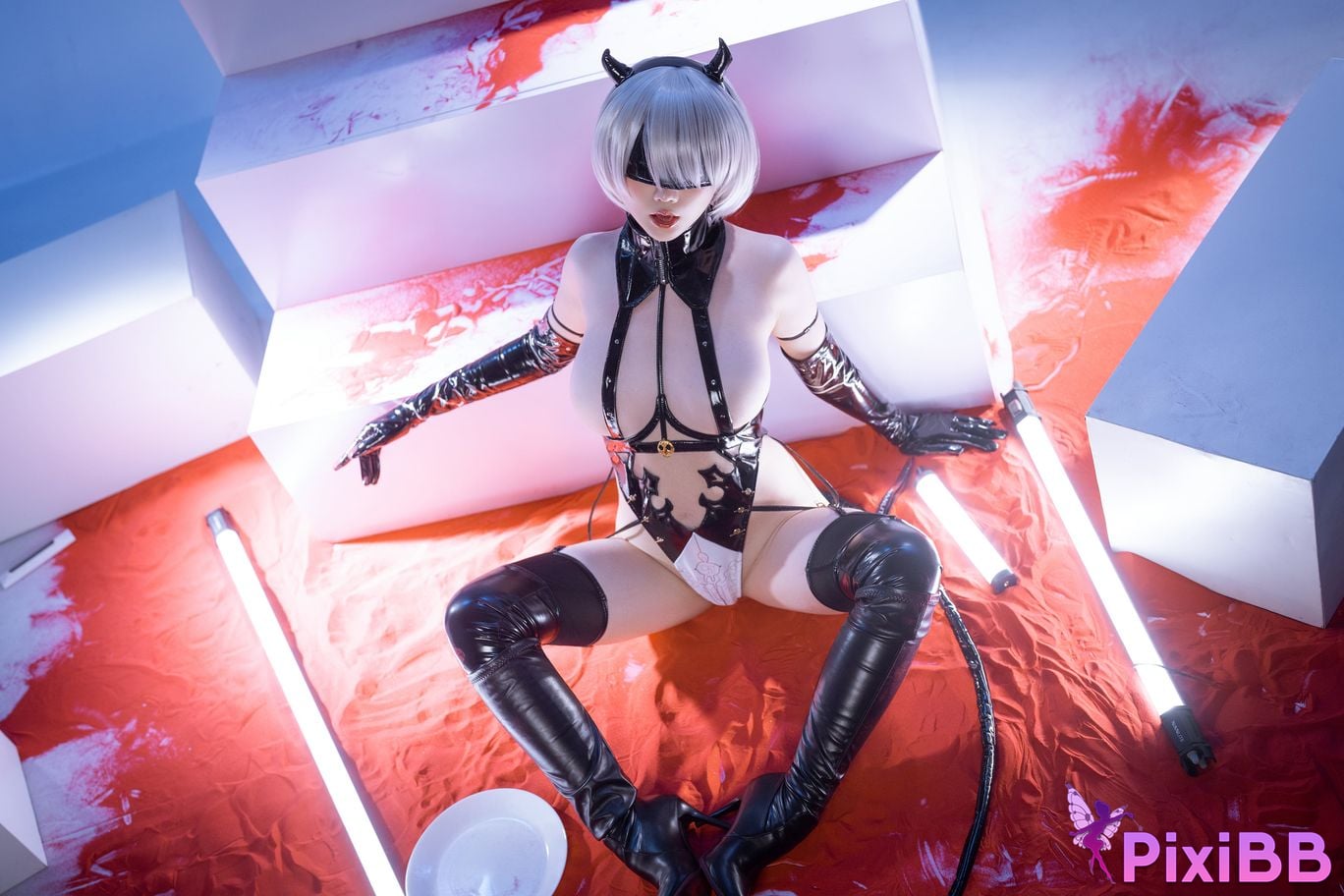 Cosplayer The star is late Hoshilily Neil 2B Doujin PixiBB.COM 043