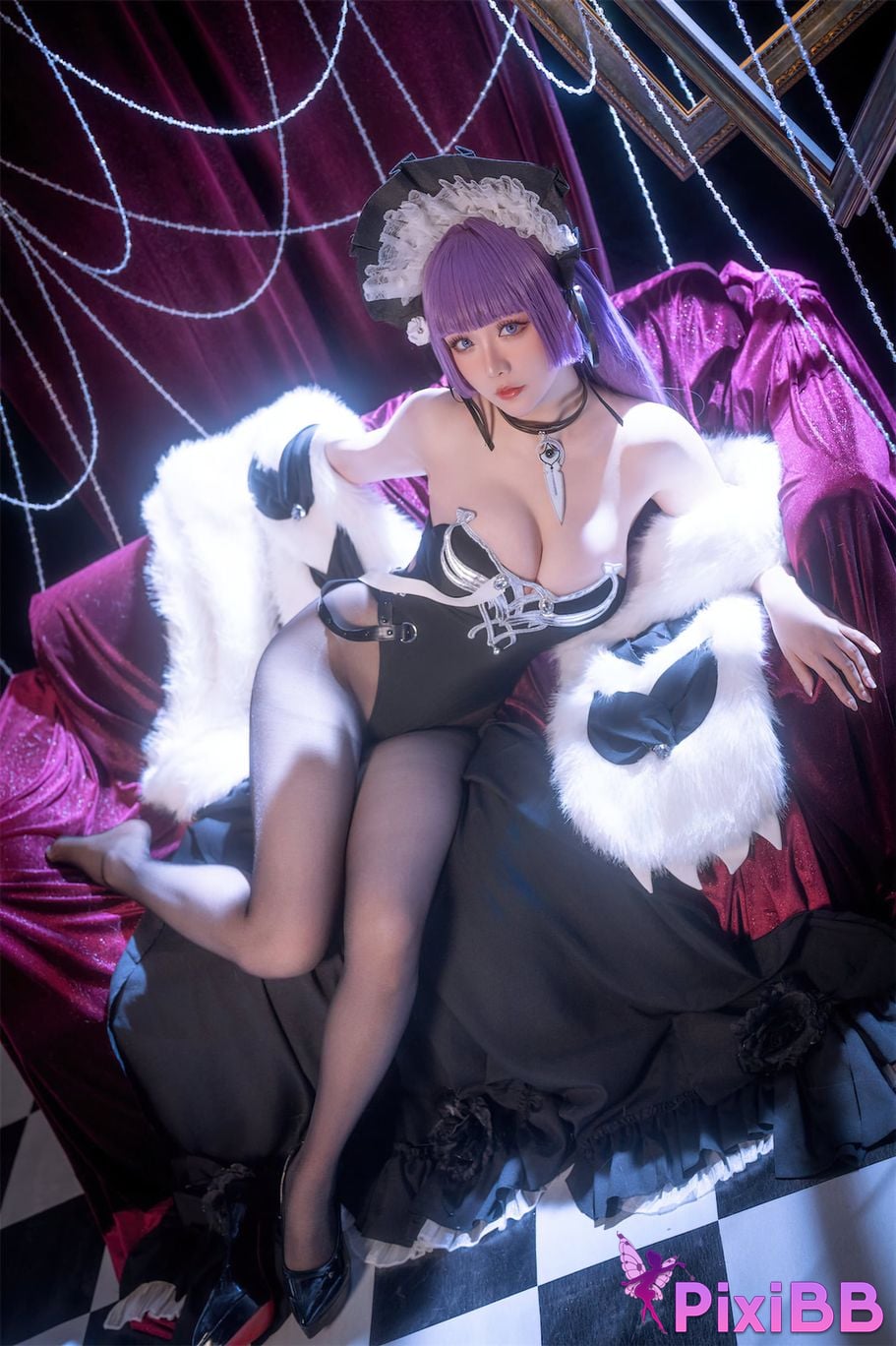 Cosplayer The star is late Hoshilily azur lane tashkent PixiBB.COM 001