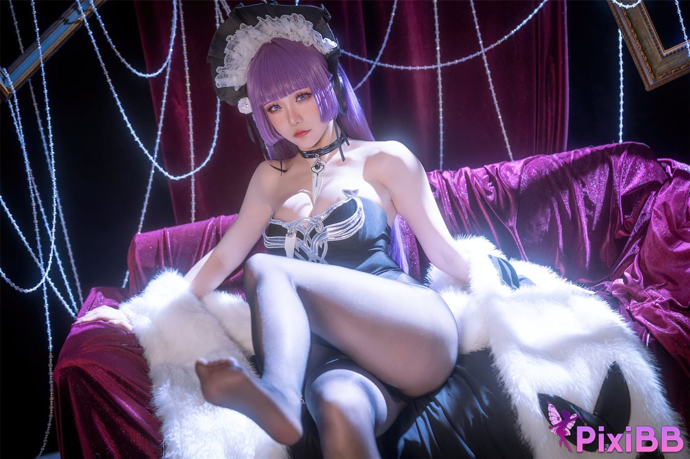 Cosplayer The star is late Hoshilily azur lane tashkent PixiBB.COM 007