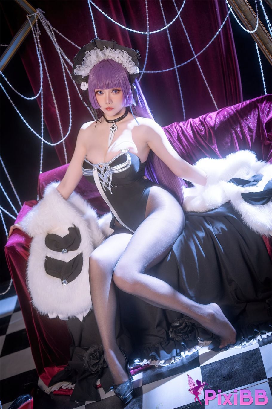 Cosplayer The star is late Hoshilily azur lane tashkent PixiBB.COM 017