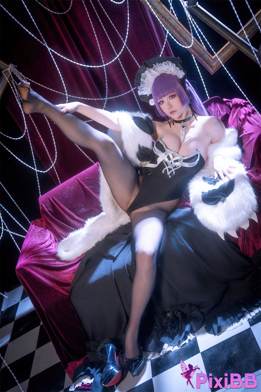 Cosplayer The star is late Hoshilily azur lane tashkent PixiBB.COM 020