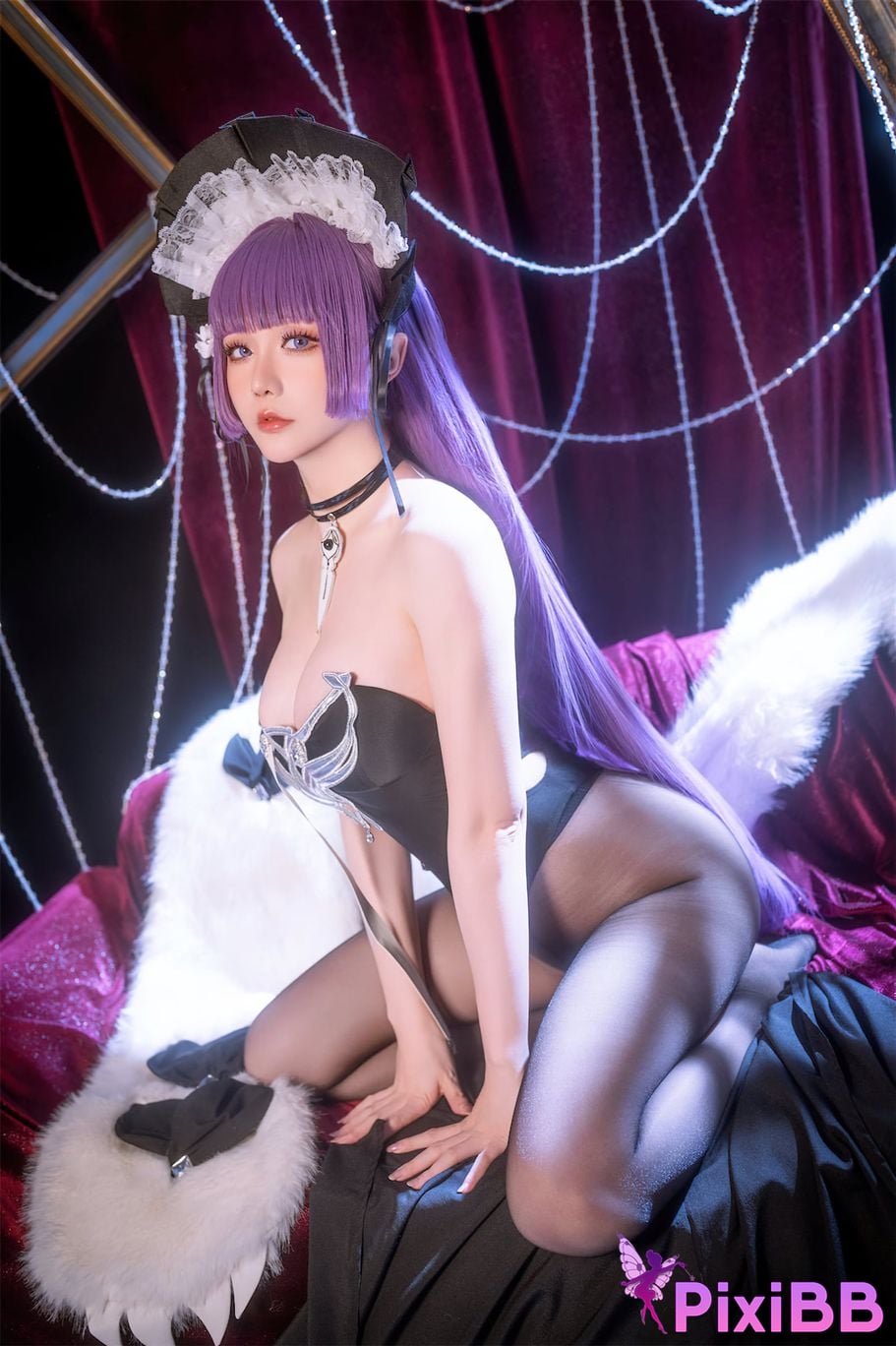 Cosplayer The star is late Hoshilily azur lane tashkent PixiBB.COM 030